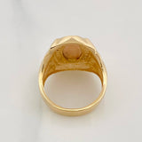 Anillo Virgen de Guadalupe 6.35g / T7 1/2 Tres Oros 18K