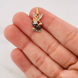 Dije San Miguel Arcangel 1.8g / 3/4 in Tres Oros 18K