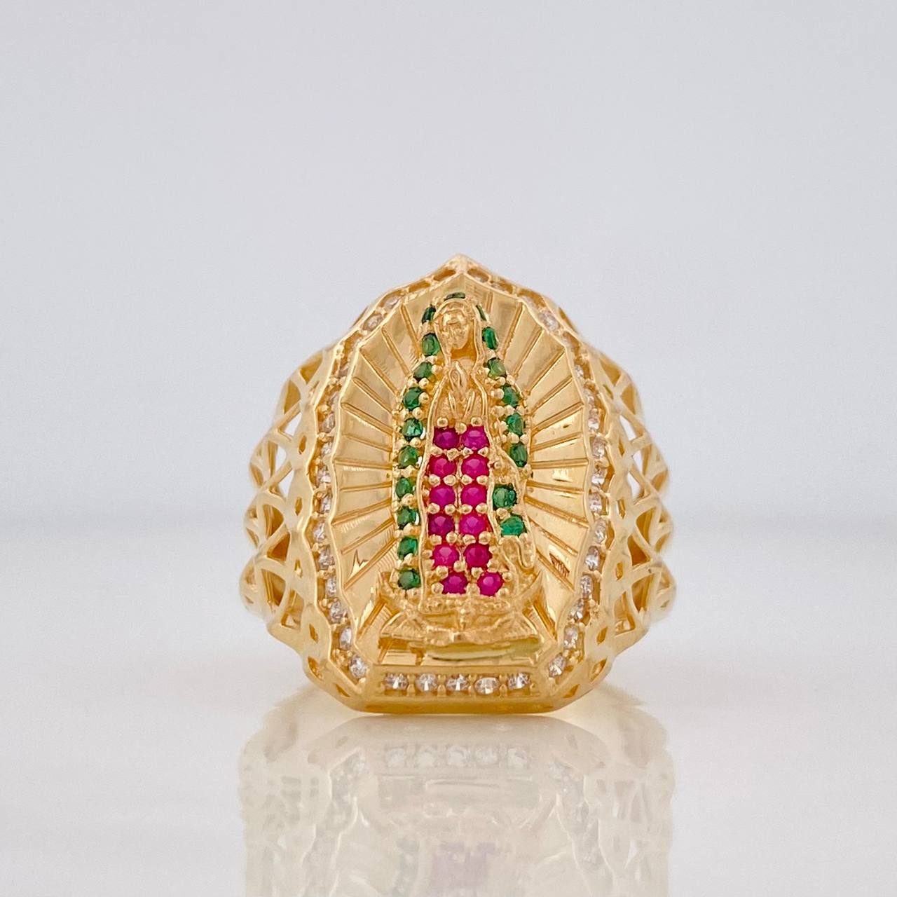 Anillo Virgen de Guadalupe 5.5g / T6 1/4 Oro Amarillo 18K
