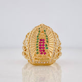 Anillo Virgen de Guadalupe 5.5g / T6 1/4 Oro Amarillo 18K