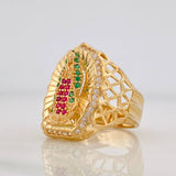 Anillo Virgen de Guadalupe 5.5g / T6 1/4 Oro Amarillo 18K
