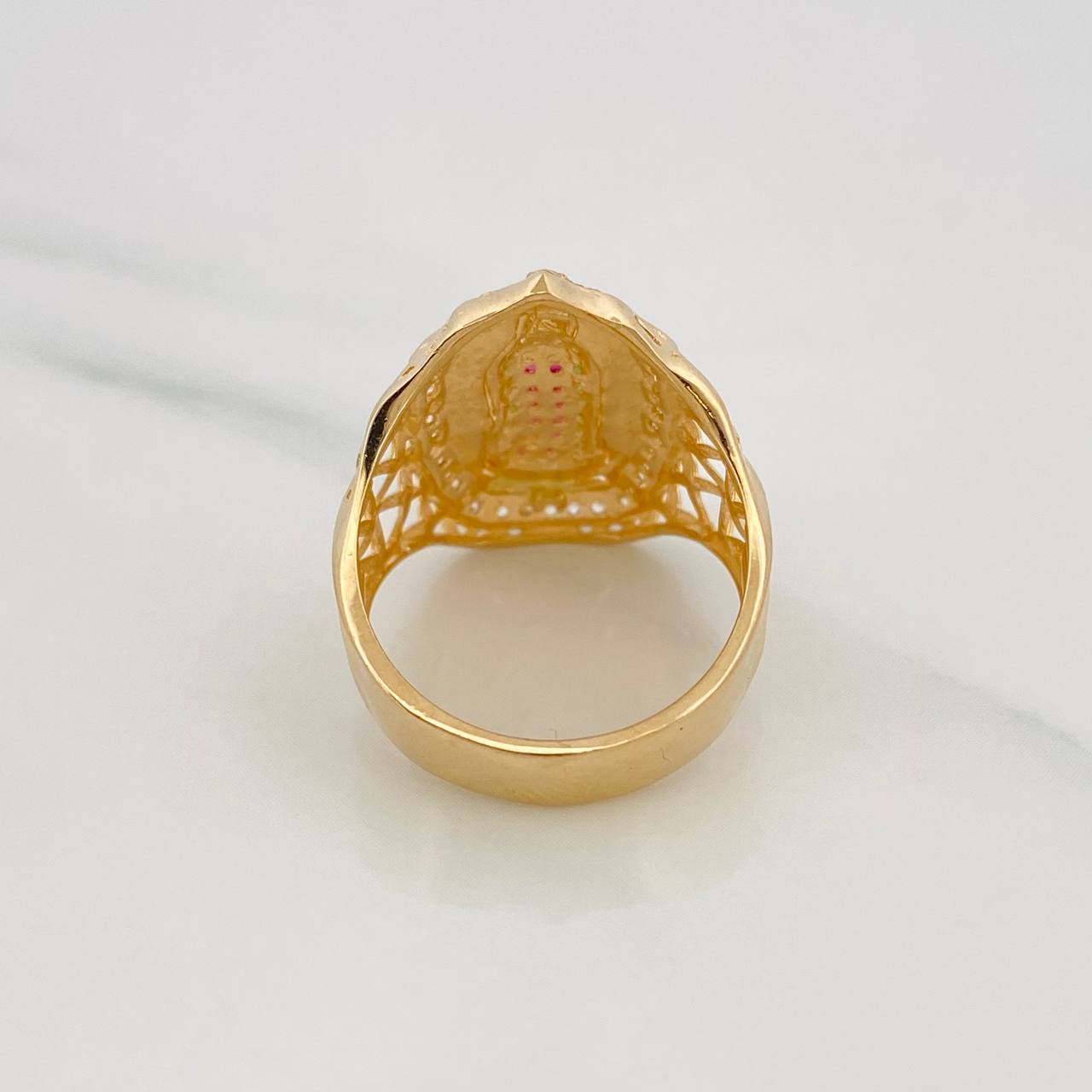 Anillo Virgen de Guadalupe 5.5g / T6 1/4 Oro Amarillo 18K