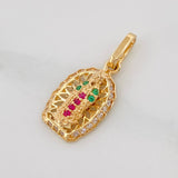 Dije Virgen de Guadalupe 1.4g / 3/4 in Oro Amarillo 18K