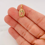 Dije Virgen de Guadalupe 1.4g / 3/4 in Oro Amarillo 18K