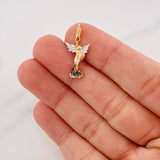 Pendant Saint Michael the Archangel 1.05g / 1 in Three Golds 18K