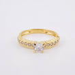 Solitaire Churumbela Ring 2.37gr / T7 / Yellow Gold 18K *