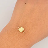 Herraje Letra B 0.25gr / 1/2 in / Oro Amarillo 18K