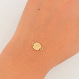 Herraje Letra E 0.3gr / 1/2 in / Oro Amarillo 18K ©