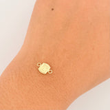 Herraje Letra T 0.25gr / 1/2 in / Oro Amarillo 18K