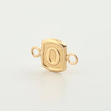 Herraje Letra O 0.3gr / 1/2 in / Oro Amarillo 18K ©