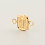 Herraje Letra T 0.3gr / 1/2 in / Oro Amarillo 18K