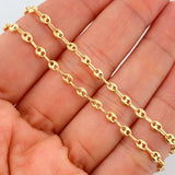 Cadena GC 5.15gr / 19 3/4 in / 3mm Oro Amarillo 18K &
