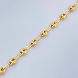 Tobillera GC 2.7gr / 10 1/4 in / 2.8mm Oro Amarillo 18K %