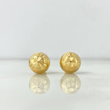 Topos Bolas Diamantada 0.95g / in / 8mm Oro Amarillo 18K