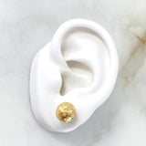 Topos Bolas Diamantada 0.95g / in / 8mm Oro Amarillo 18K