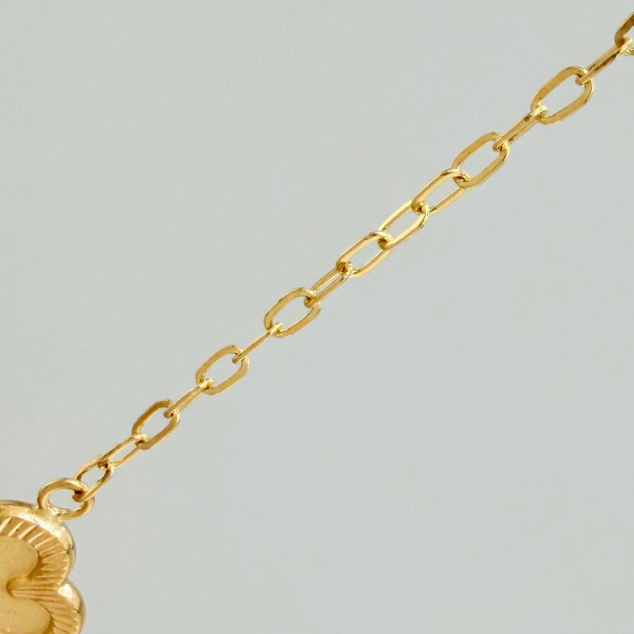 Cadena Trebol Cajon 6gr / 19 3/4 in / 2mm Oro Amarillo 18K %