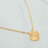 Cadena Trebol Cajon 3.05gr / 18 1/2 in / 1.6mm Oro Amarillo 18K %