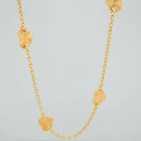 Cadena Corazones Aro Seguido 3.3gr / 16 1/4 in / 1.4mm Oro Amarillo 18K %