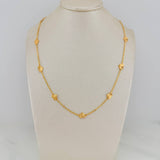 Cadena Corazones Aro Seguido 3.3gr / 16 1/4 in / 1.4mm Oro Amarillo 18K %