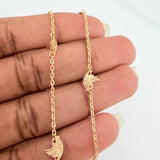 Chain Bird Classic Link 3.15gr / 16 1/4 in / 1.2mm 18K Yellow Gold %
