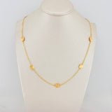 Cadena Ovalo Rayado 3.15gr / 16 1/4 in / 1mm Oro Amarillo 18K %