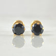 Beveled Stud Earrings 0.75gr / 18K Yellow Gold ©