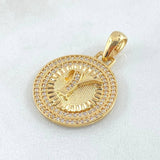 Dije Medalla Letra Y 4.8g / 1 1/4 in Oro Amarillo 18K