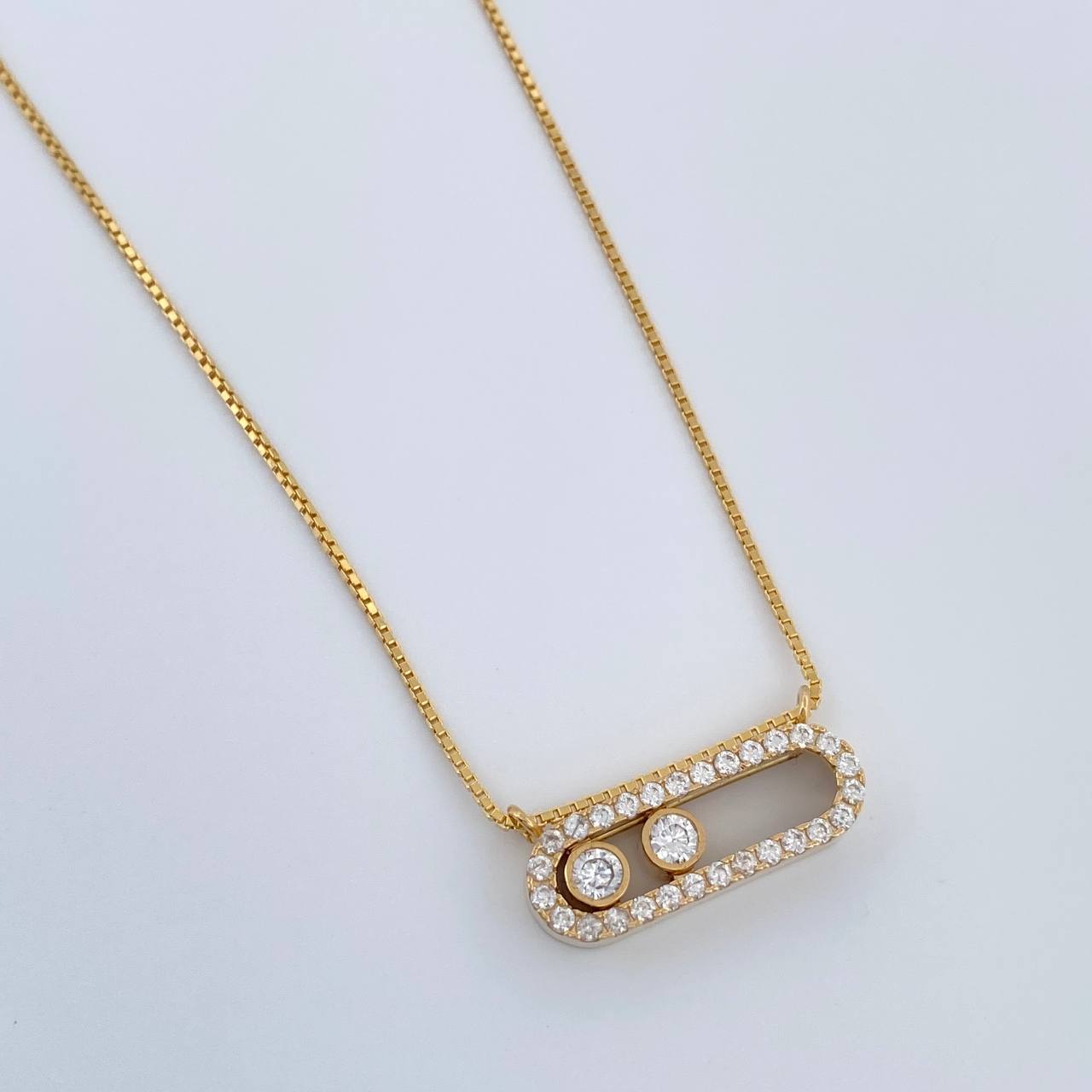 Cadena MSK 4.2gr / 44.9cm / 1.25mm Oro Amarillo +3 18K %