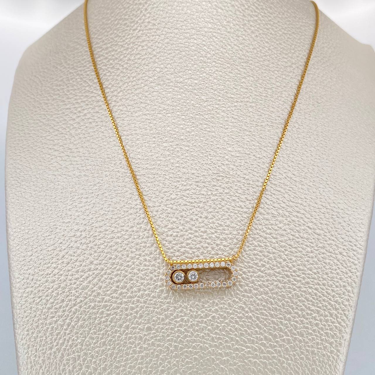 Cadena MSK 4.2gr / 44.9cm / 1.25mm Oro Amarillo +3 18K %