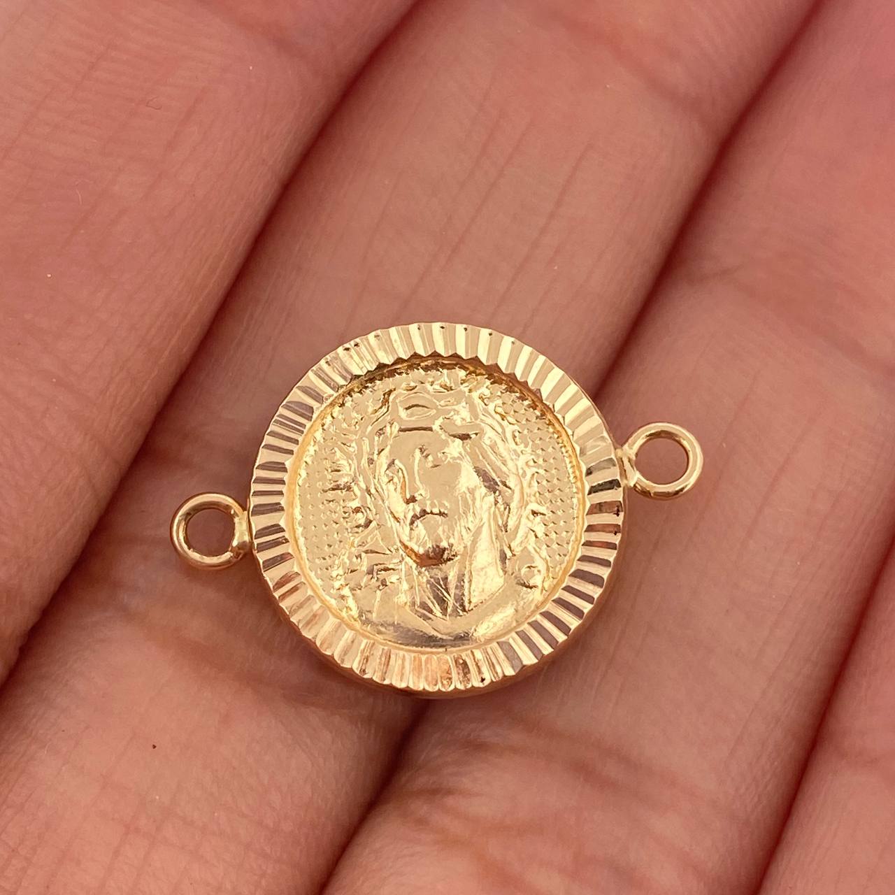 Herraje Rostro Cristo 1.45gr / 3/4 in / Oro Amarillo 18K %