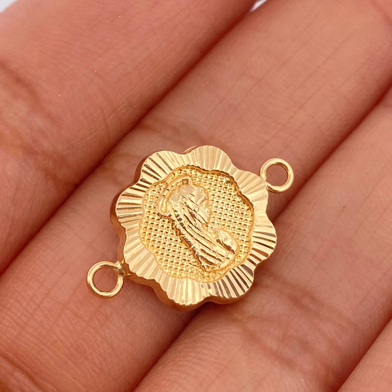 Herraje Virgen Maria 1.25gr / 3/4 in / Oro Amarillo 18K %