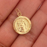 Dije Rostro Cristo 1.45gr / 1 in / Oro Amarillo 18K &