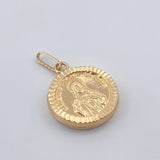 Pendant Sacred Heart 1.3gr / 1 in / 18K Yellow Gold %