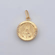 Pendant Sacred Heart 1.3gr / 1 in / 18K Yellow Gold %