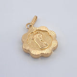 Dije Virgen Maria 0.85gr / 3/4 in / Oro Amarillo 18K &