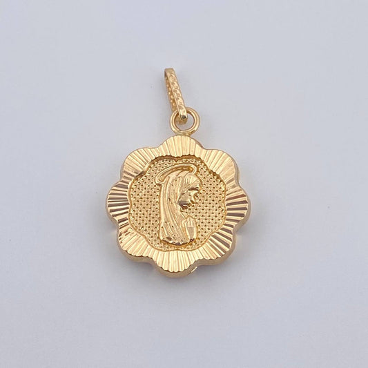 Dije Virgen Maria 1.3gr / 1 in / Oro Amarillo 18K %