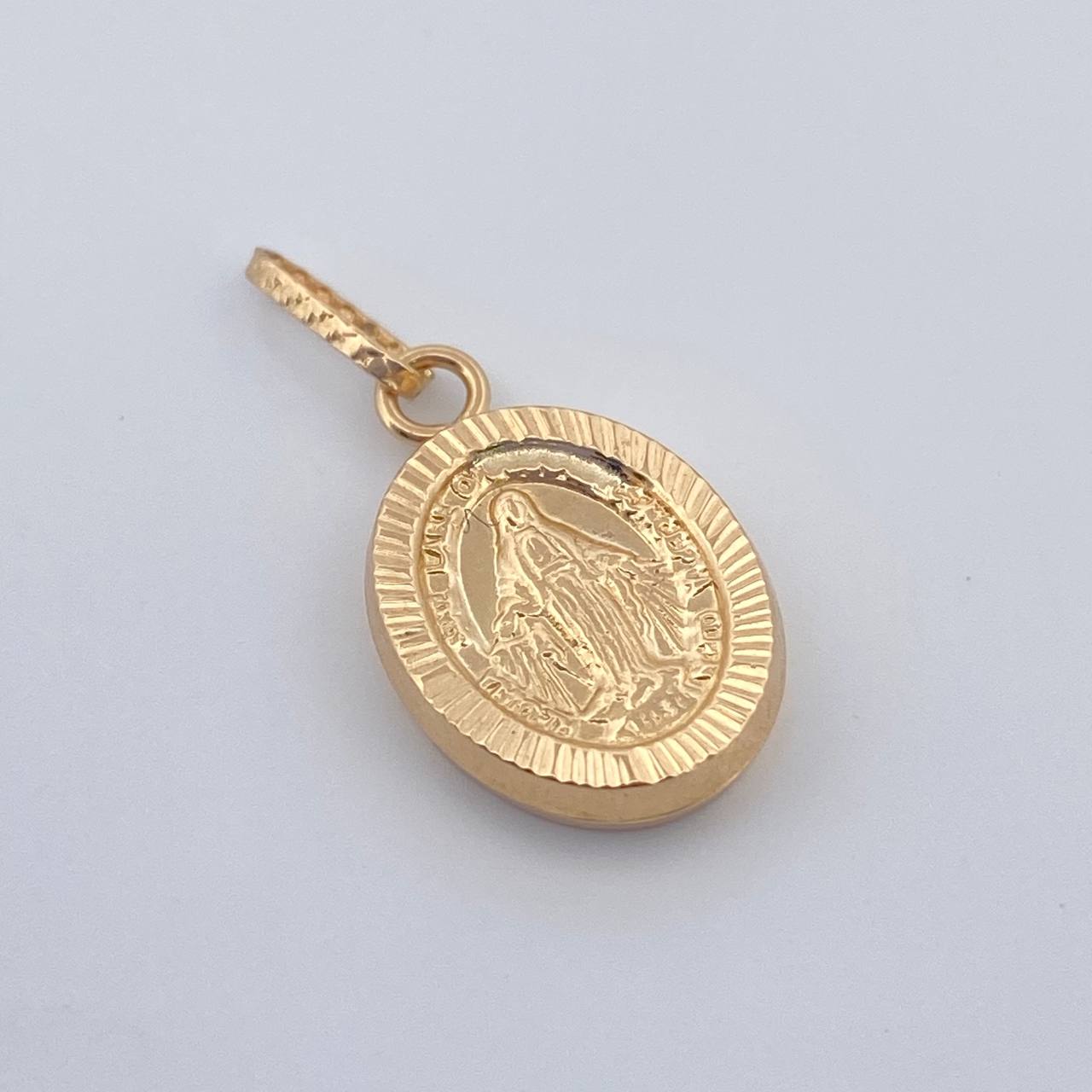 Dije Virgen Milagrosa 1.1gr / 1 in / Oro Amarillo 18K %