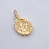 Pendant Miraculous Virgin 0.85gr / 3/4 in / 18K Yellow Gold %