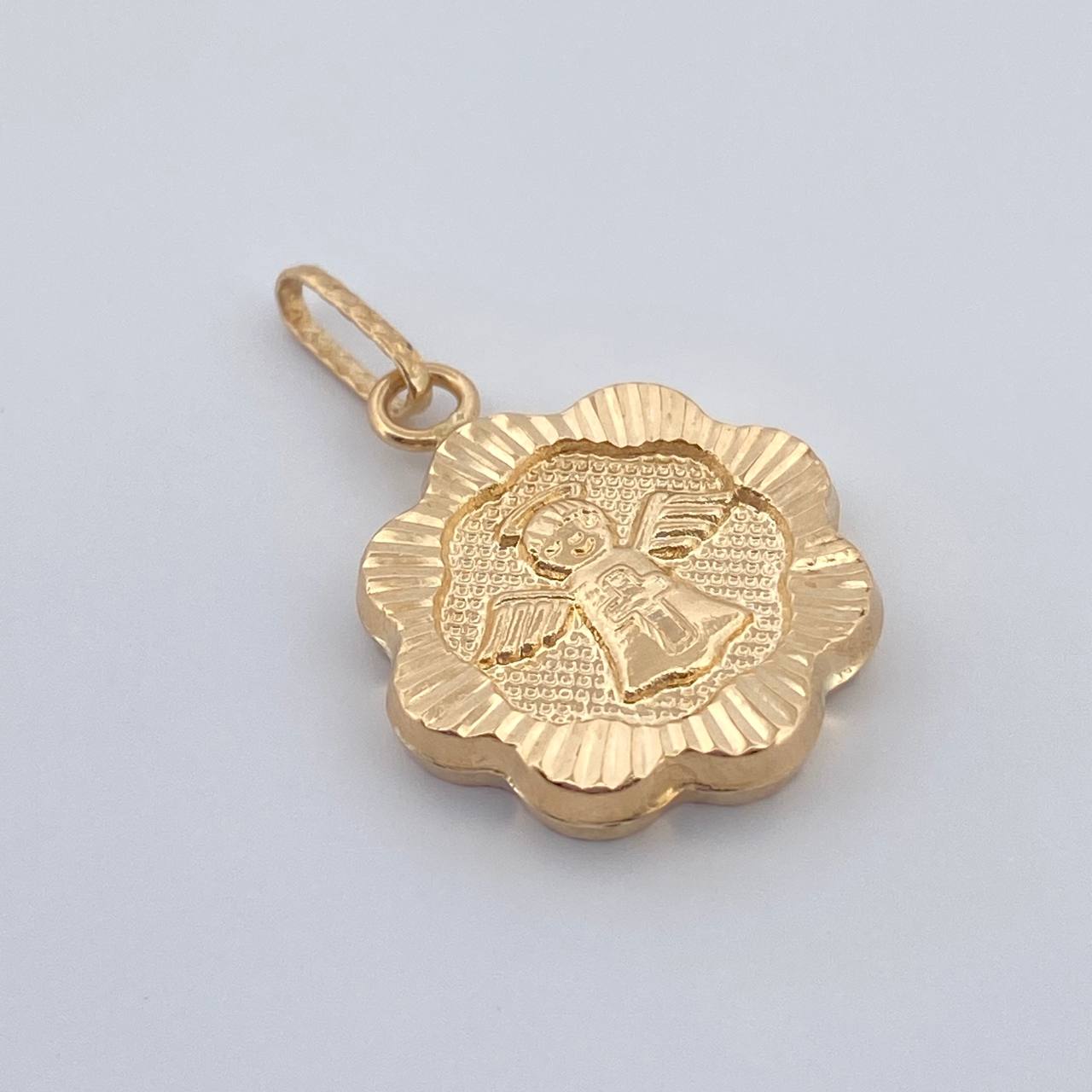 Pendant Angel 1.2gr / 1 in / 18K Yellow Gold %