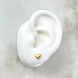 Heart Stud Earrings 0.65gr / 18K Gold*