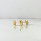 Stud Earrings 0.65gr / 18K Gold *