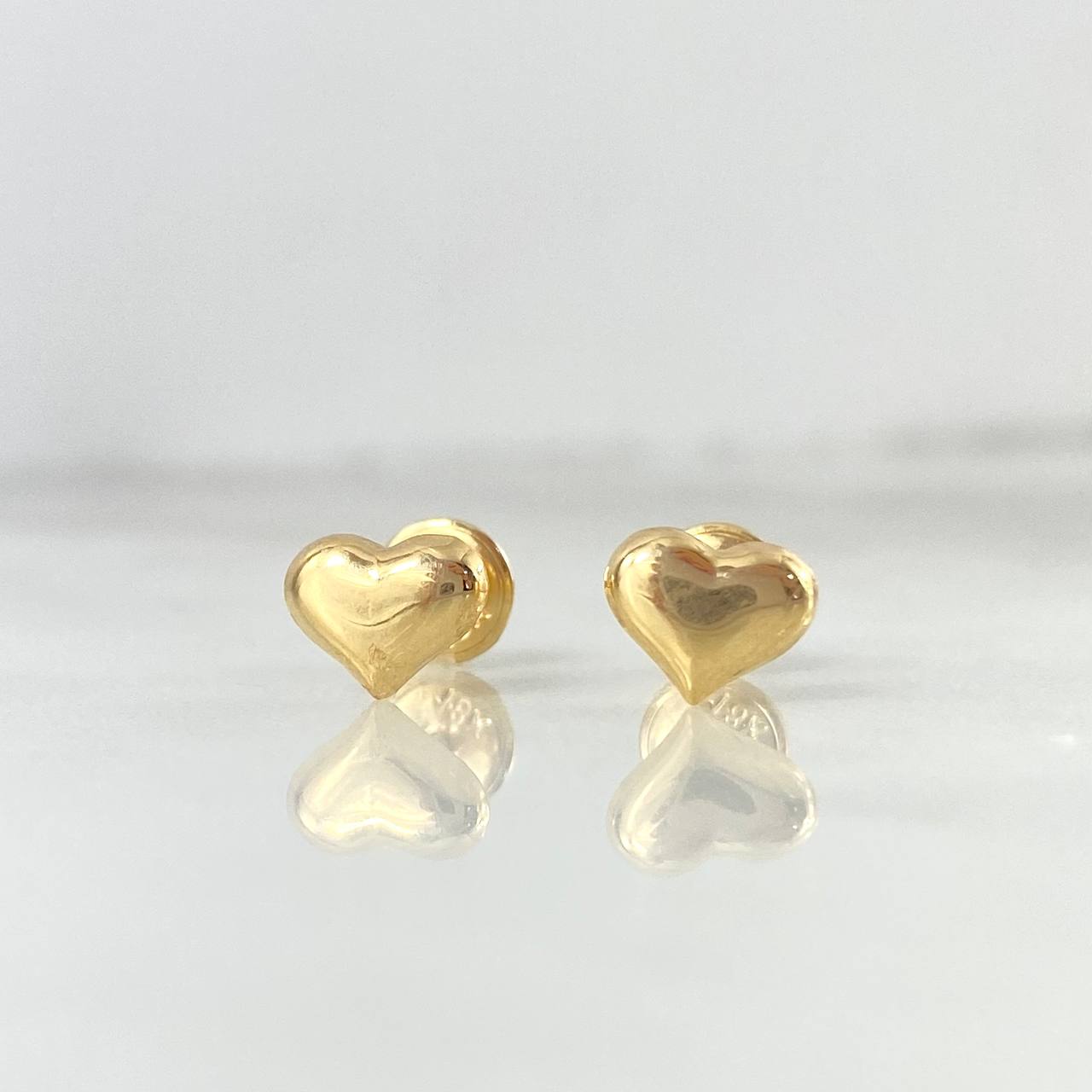 Heart Stud Earrings 0.65gr / 18K Gold*
