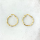 Candongas Mafe 2.25gr / 3/4 in / Oro Amarillo 18K