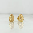 Stud Earrings Virgin Guadalupe Silhouette 0.65gr / 18K Gold ©