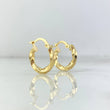 Hoop Earrings Hoop Earrings 1.7gr / 1.8cm / Twisted 18K Yellow Gold