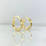 Hoop Earrings Hoop Earrings 1.7gr / 1.8cm / Twisted 18K Yellow Gold