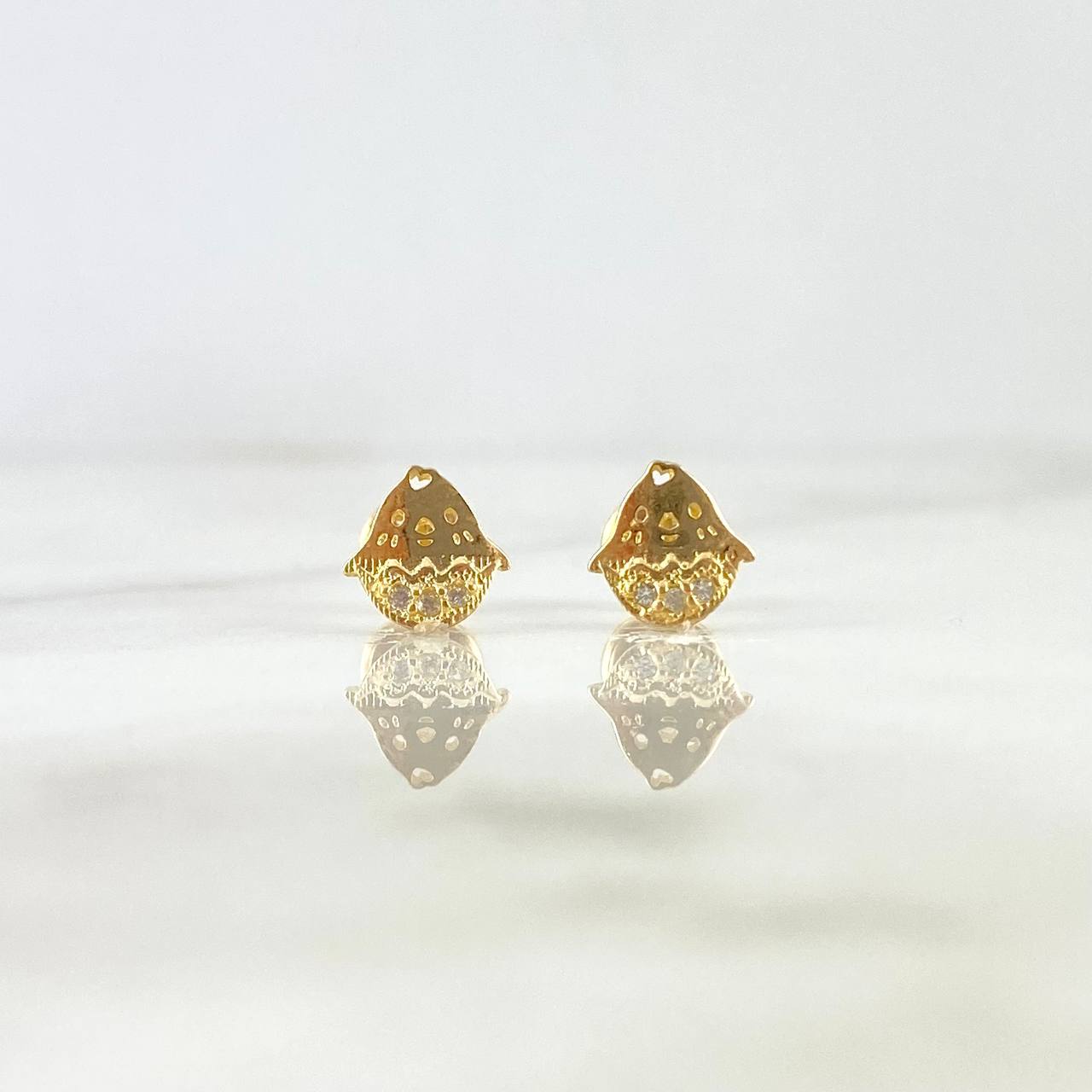 Topos Pollo 1.05gr / Circones Blancos Oro Amarillo *