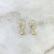 Candongas Lagrima 0.7gr / 1 in / Oro Amarillo 18K