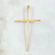 Pendant Wide Cross 2.1gr / 2.4in / Polished 18K Gold