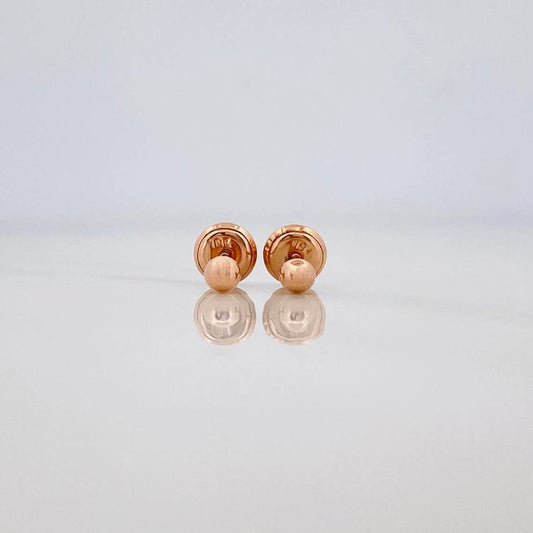Topos Media Bola 0.55 g / in / 3 mm Oro Rosa 18K